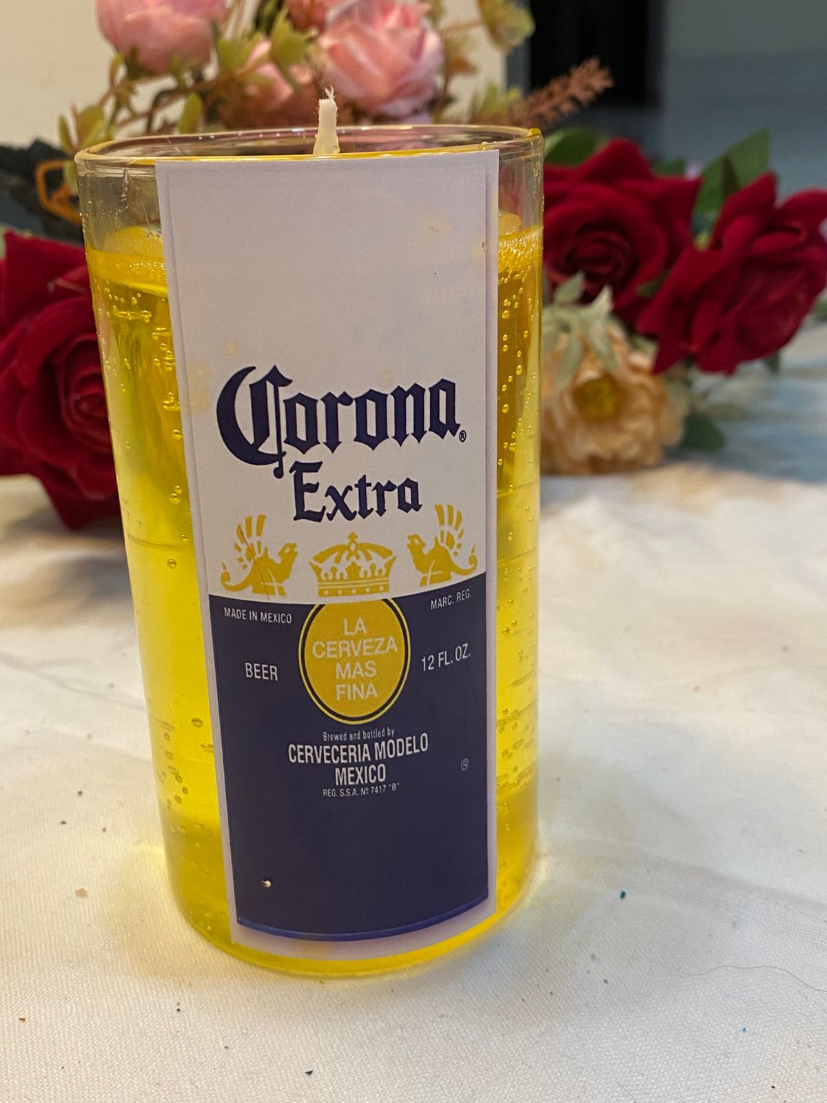 Corona Extra Beer Candle
