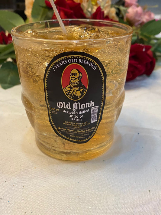 Old Monk Rum Candle