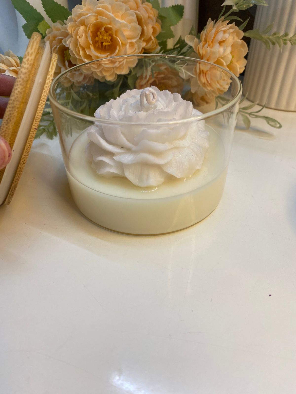 Peony Cup Candle