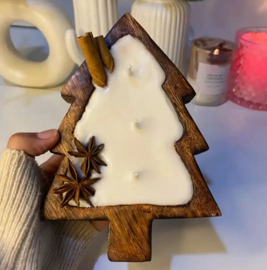 Christmas Tree Wooden dough