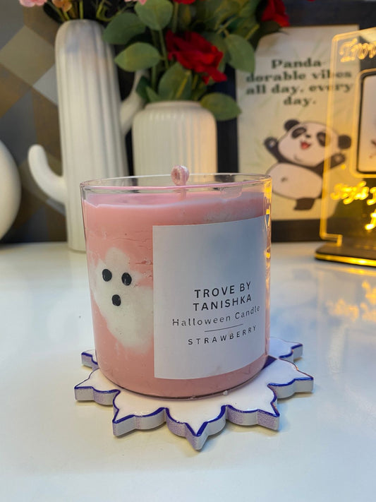 Spooky Halloween Candle