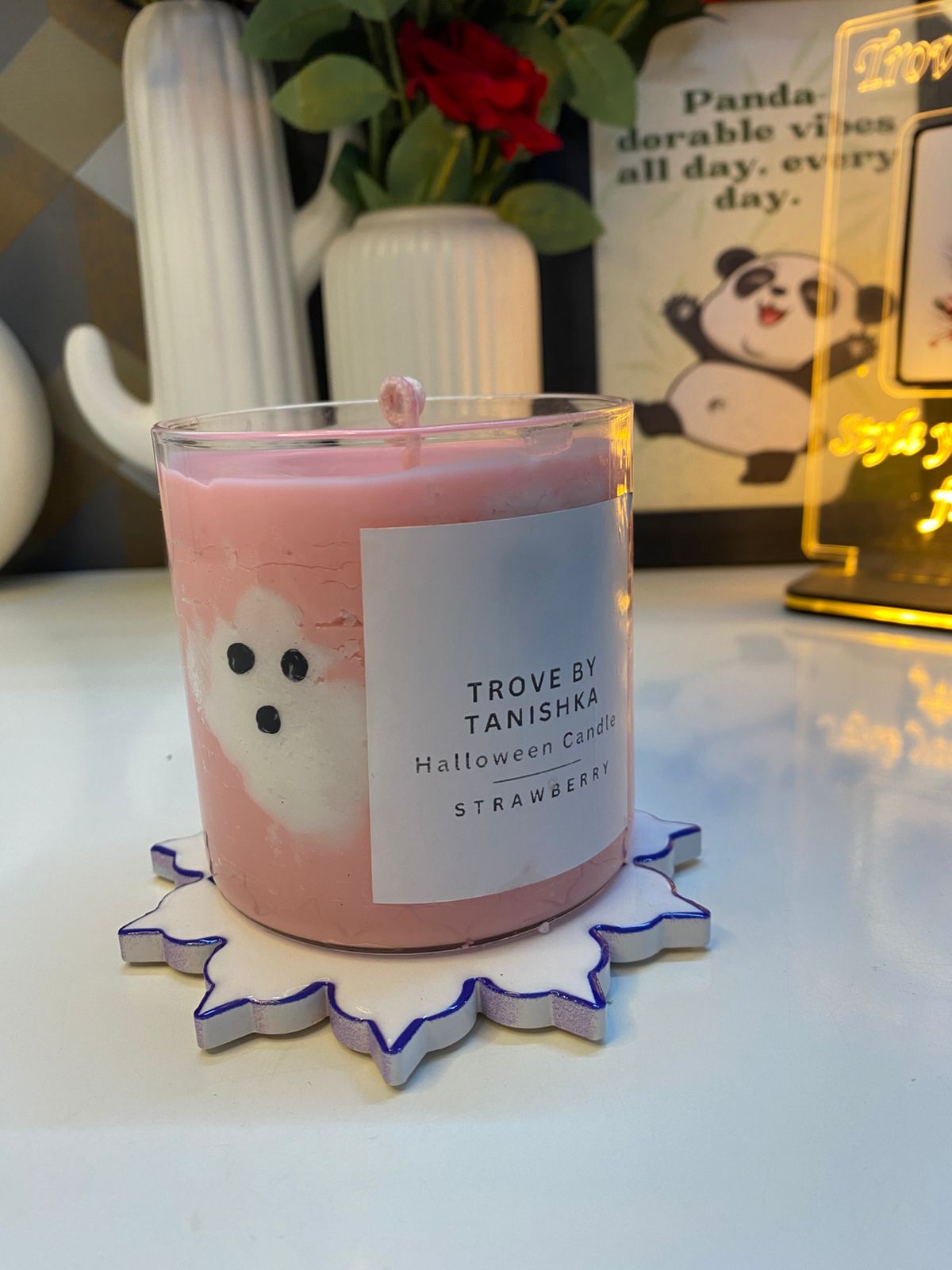 Spooky Halloween Candle