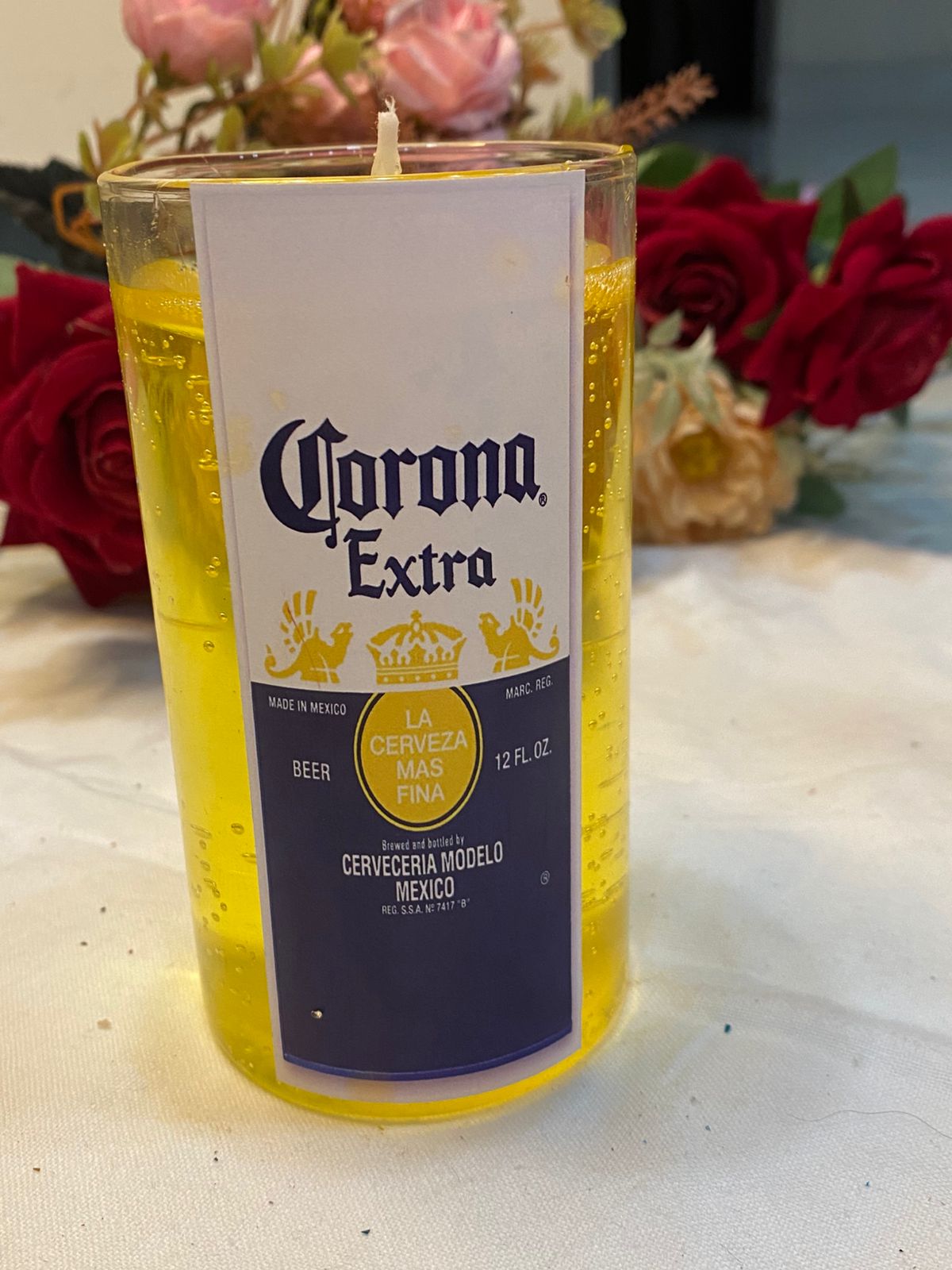 Corona Extra Beer Candle