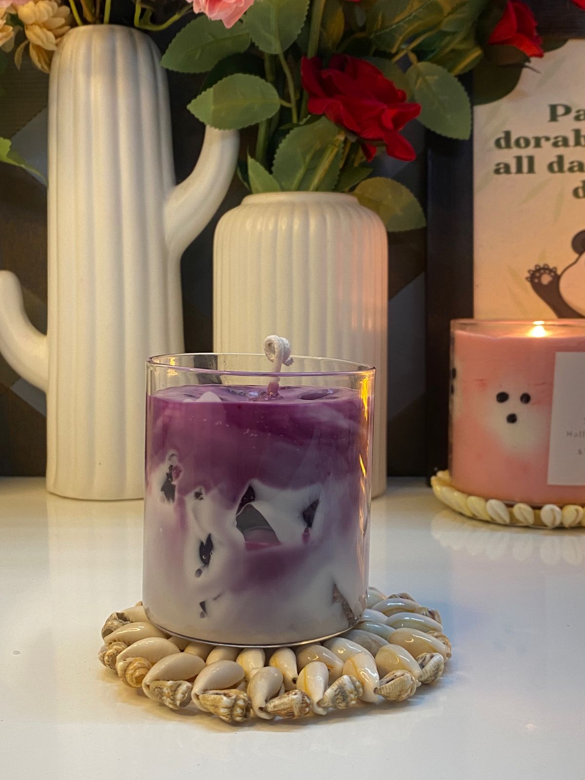 Blueberry Iced Latte